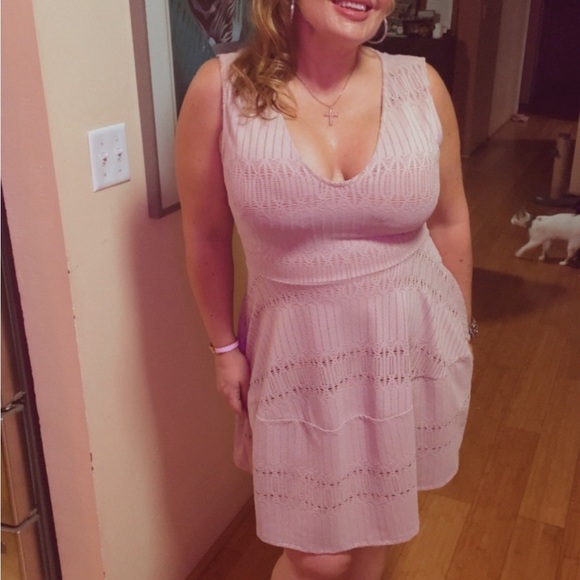 BCBGMaxAzria Blush Pink Mini Dress - Picture 8 of 10